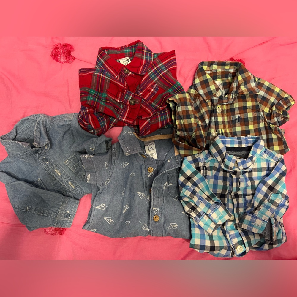 baby button up onesies